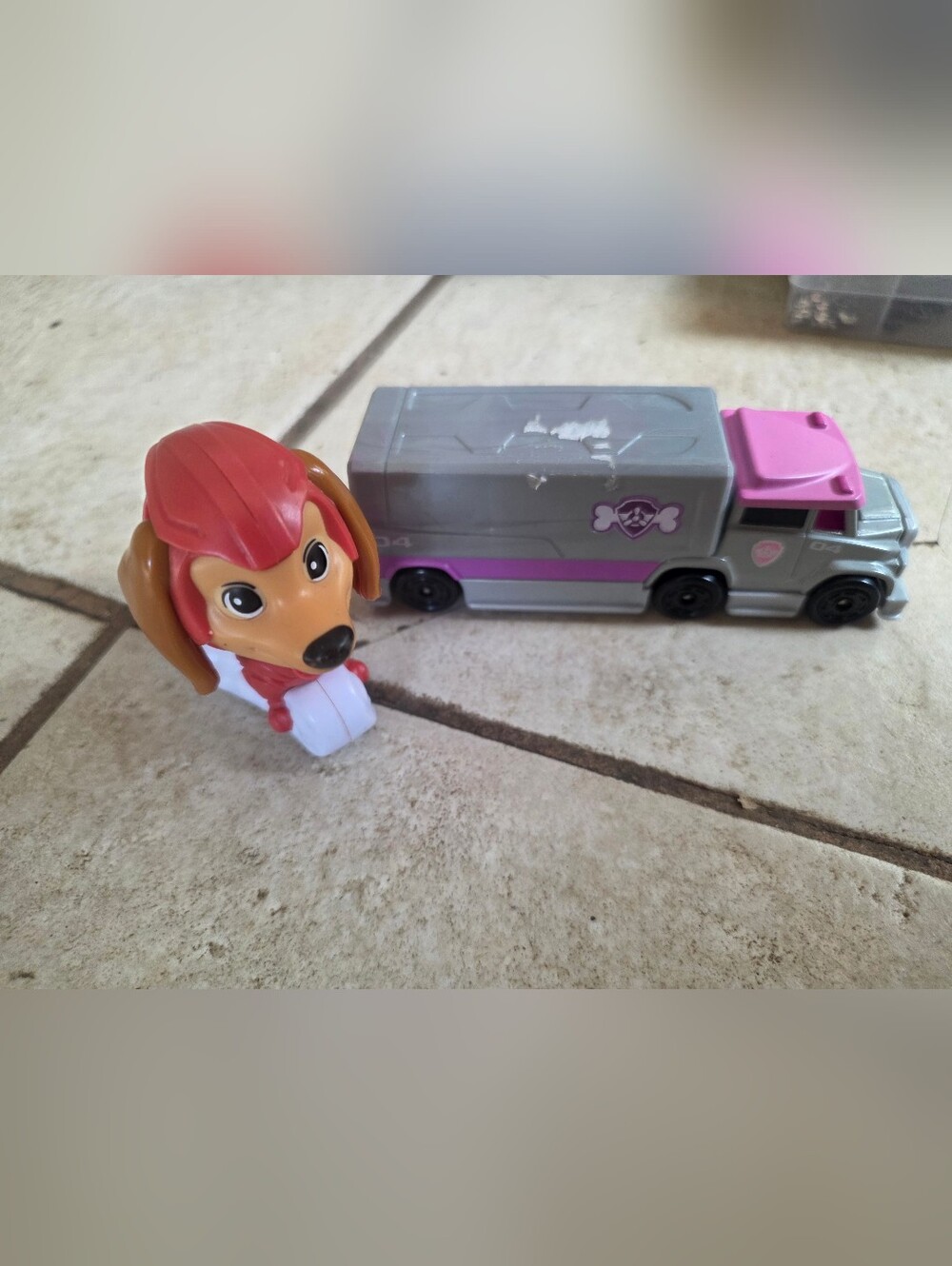 Paw Patrol Vehicle + Paw Patrol McDonalds Toy